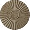 Ekena Millwork Shakuras Ceiling Medallion (For Canopies up to 5"), 19 3/4"OD x 1 3/8"P, Gobi Desert Crackle CM20SHGDC - alternate 1